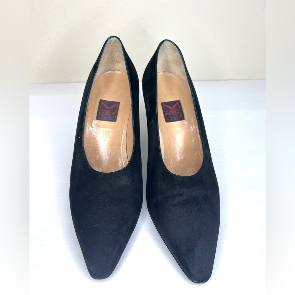 Maud Frizon Club Black Heel Pump Size 7